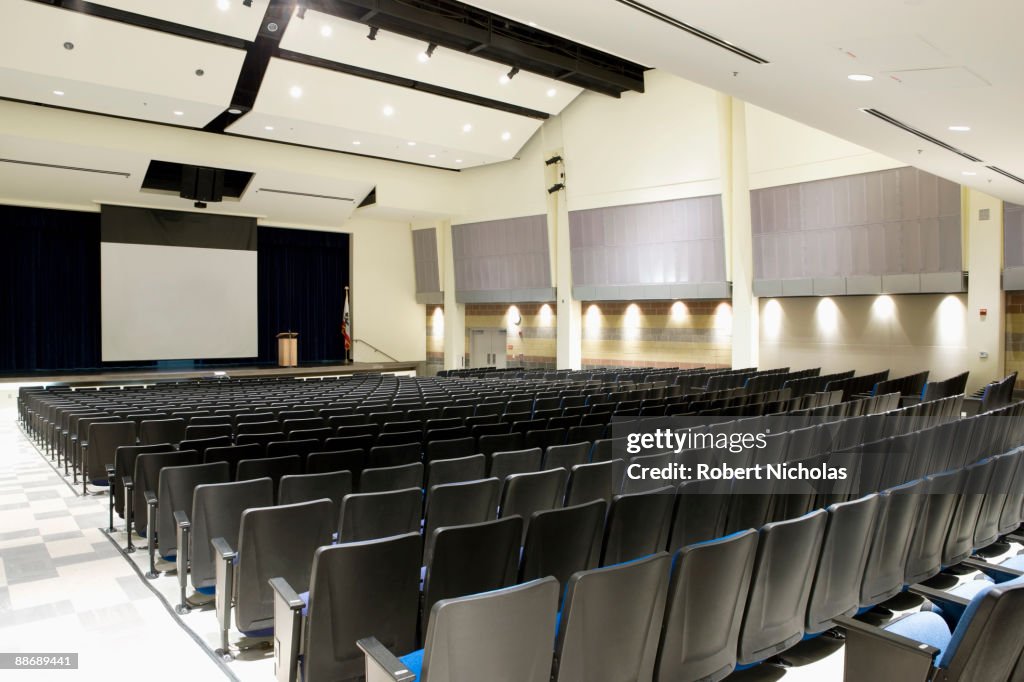 Empty lecture hall