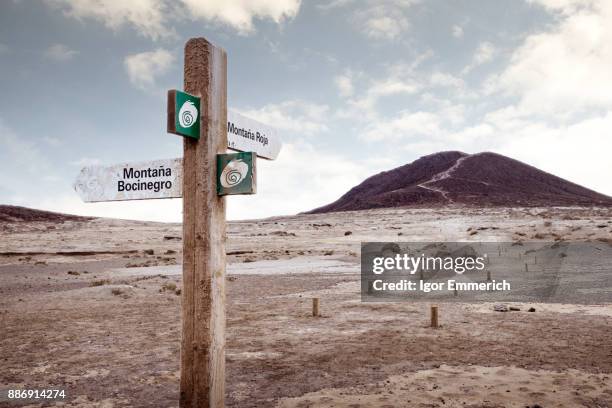 directional sign, santa cruz de tenerife, canary islands, spain, europe - igor emmerich stock pictures, royalty-free photos & images