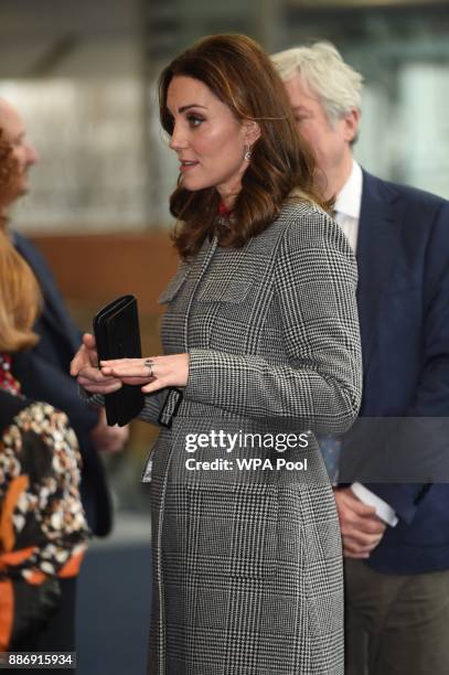 Catherine, Duchess of Cambridge attends the Children's Global Media Summit at the Manchester Central Convention on December 6, 2017 in Manchester,...