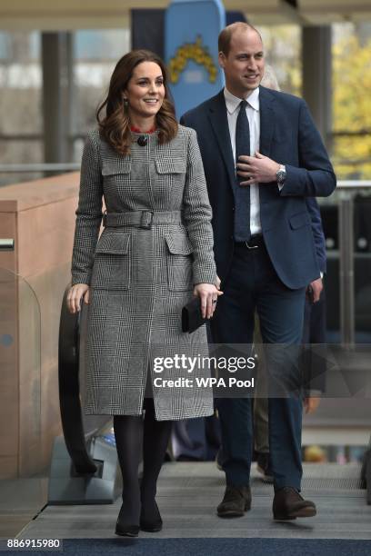 Prince William, Duke of Cambridge and Catherine, Duchess of Cambridge attend the Children's Global Media Summit at the Manchester Central Convention...