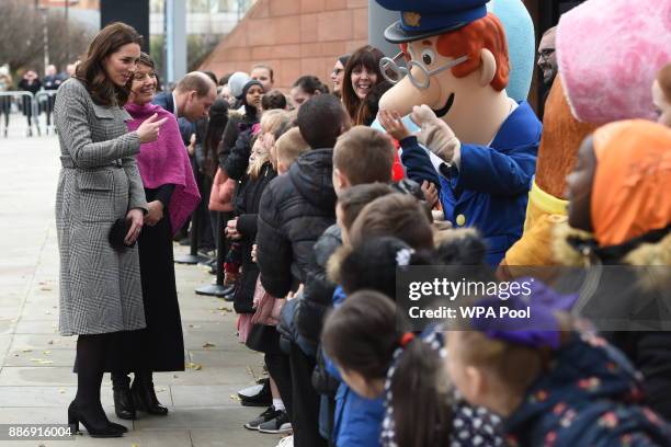 Catherine, Duchess of Cambridge attends the Children's Global Media Summit at the Manchester Central Convention on December 6, 2017 in Manchester,...