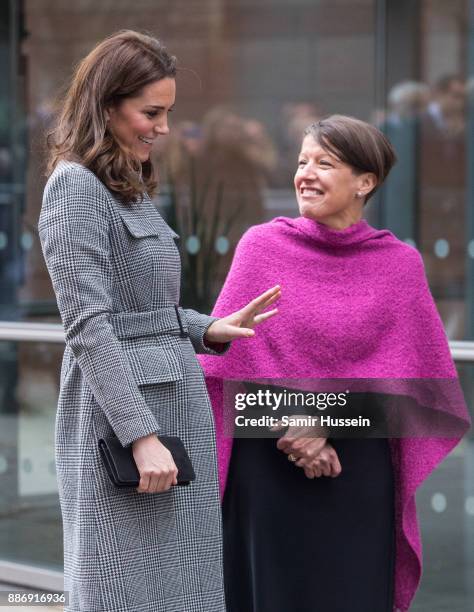 Catherine, Duchess of Cambridge attends the Children's Global Media Summit at Manchester Central Convention Complex on December 6, 2017 in...