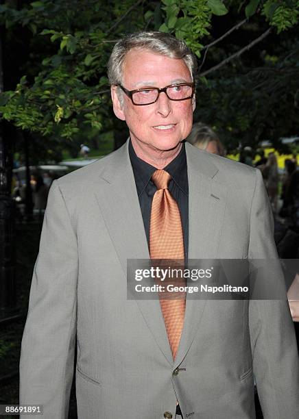 Director Mike Nichols attends The Public Theater's opening night gala performance of "Twelfth Night" at the Delacorte Theater on June 25, 2009 in New...