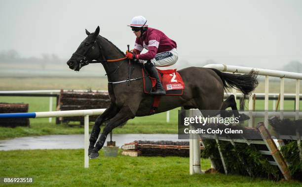 Fairyhouse , Ireland - 3 December 2017; Morgan, with Keith Donoghue up, run in the Bar One Racing Royal Bond Novice Hurdle during the Bar One Racing...