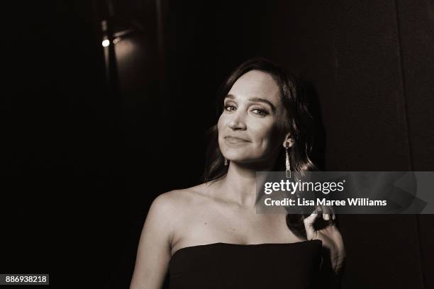 Nicole da Silva poses backstage during the 7th AACTA Awards Presented by Foxtel at The Star on December 6, 2017 in Sydney, Australia.