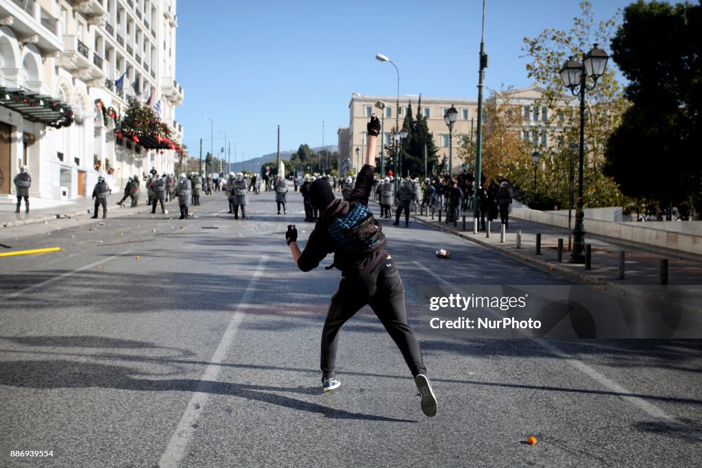 Demonstration in Memoriam of Alexis Grigoropoulos in Athens