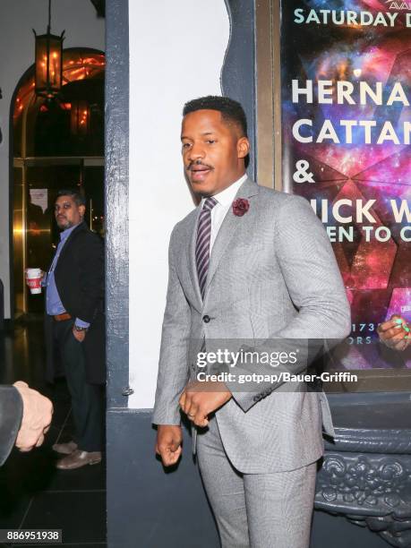 Nate Parker is seen on December 05, 2017 in Los Angeles, California.