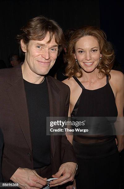 Willem Dafoe and Diane Lane