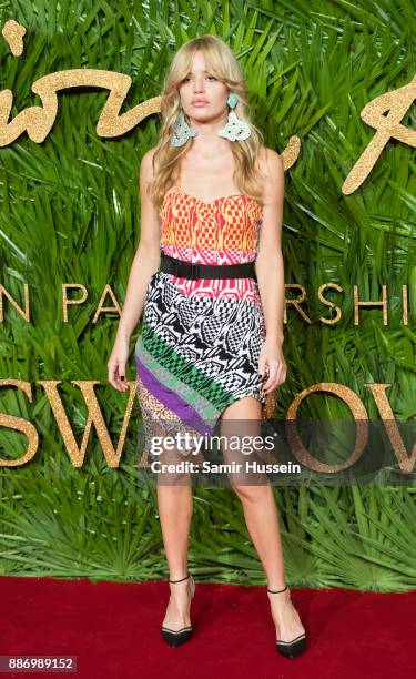 Georgia May Jagger attends The Fashion Awards 2017 in partnership with Swarovski at Royal Albert Hall on December 4, 2017 in London, England.