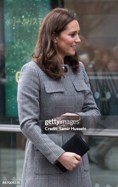 Catherine, Duchess of Cambridge attends the Children's Global Media Summit at Manchester Central Convention Complex on December 6, 2017 in...