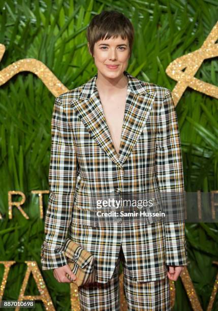 Agyness Deyn attends The Fashion Awards 2017 in partnership with Swarovski at Royal Albert Hall on December 4, 2017 in London, England.