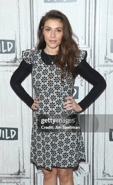 Actress Lili Mirojnick attends Build to discuss "Happy!" at Build Studio on December 6, 2017 in New York City.
