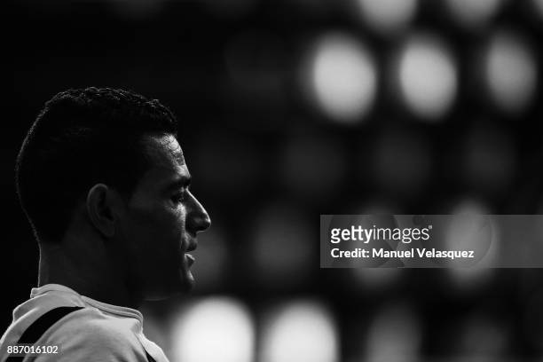 Hadj Beyour of Algeria concentrates during the Men's Up to 49Kg Group A Category as part of day 3 of the World Para Powerlifting Championship Mexico...