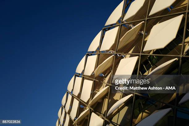 General View of Hazza bin Zayed Stadium, home of Al Ain FC of the UAE Pro League prior to the FIFA Club World Cup UAE 2017 play off match between Al...