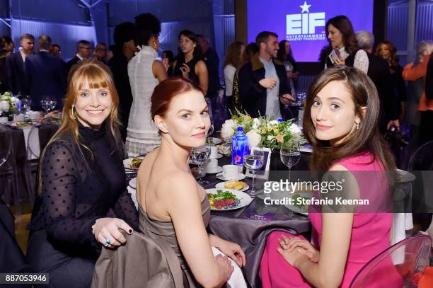 Jennifer Morrison, Bryce Dallas Howard and Emmy Rossum at The Hollywood Reporter's 26th Annual Women In Entertainment Breakfast presented in...