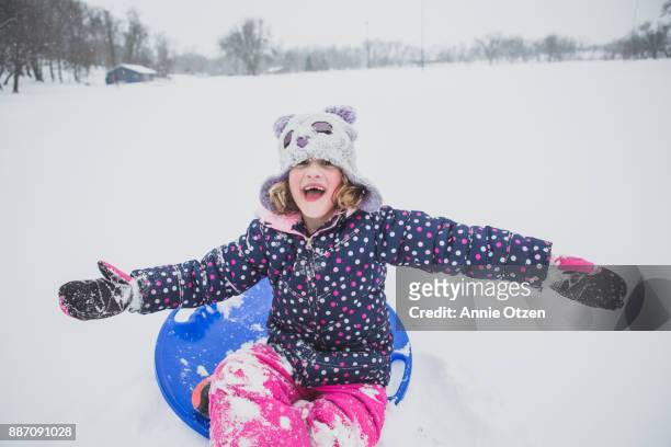 Happy Snow Girl