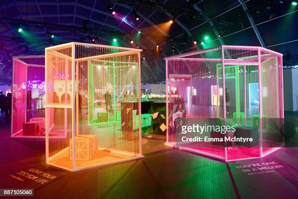 Perrier and HOTTEA's Flavor Chambers on display at Refinery29's '29Rooms Los Angeles: Turn It Into Art' on December 6, 2017 in Los Angeles,...