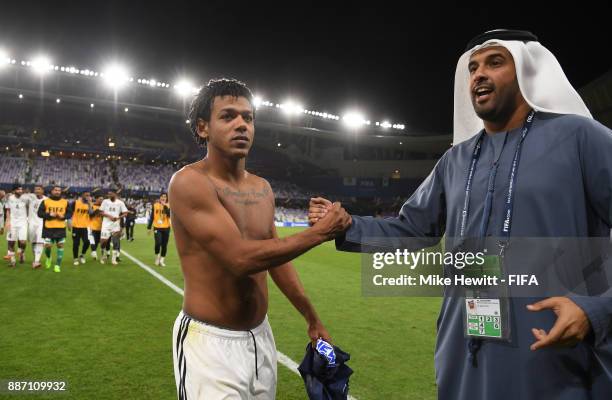 Romarinho of Al-Jazira walks off after the FIFA Club World Cup UAE 2017 play off match between Al Jazira and Auckland City FC at on December 6, 2017...