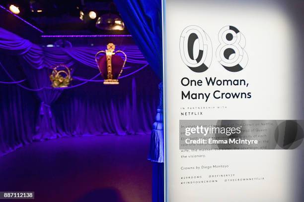 Netflix and Diego Montoya's One Woman, Many Crowns at Refinery29's '29Rooms Los Angeles: Turn It Into Art' on December 6, 2017 in Los Angeles,...