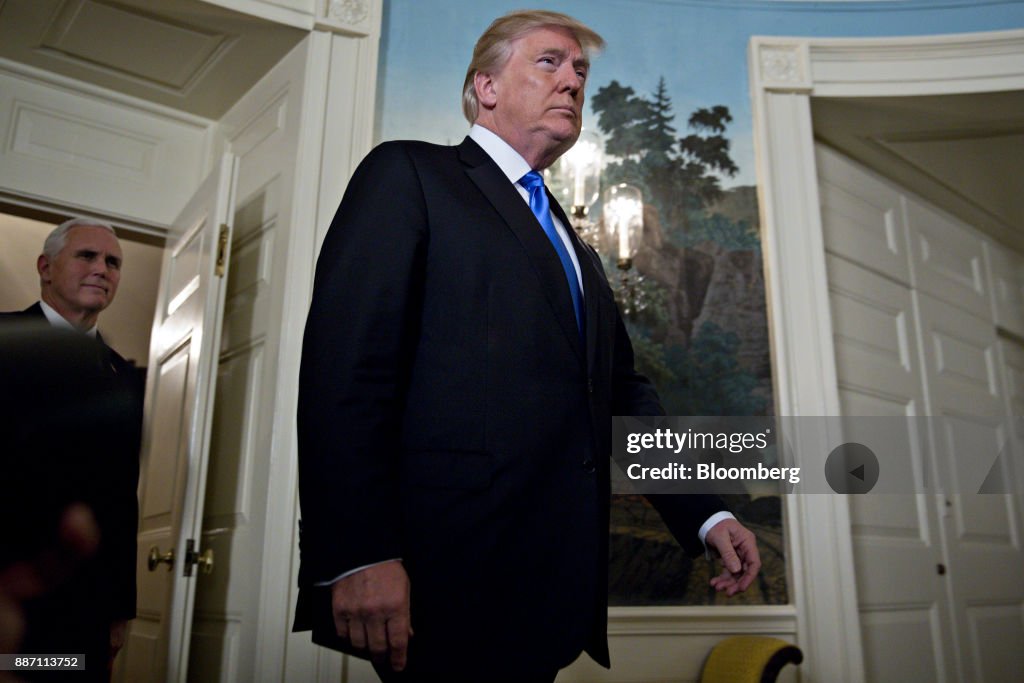 President Trump Gives A Statement On Jerusalem At The White House