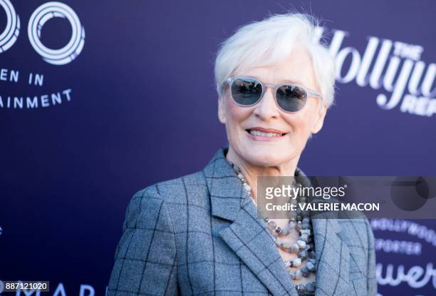 Actress Glenn Close attends The Hollywood Reporter 2017 Women In Entertainment Breakfast, on December 6 in Hollywood, California.