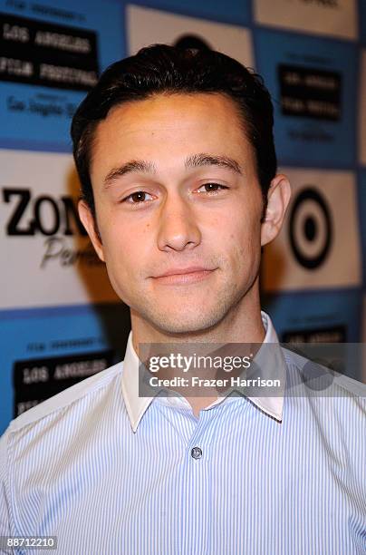 Actor Joseph Gordon-Levitt attends the 2009 Los Angeles Film Festival's screening of " Days of Summer" at the Majestic Crest Theatre on June 26, 2009...