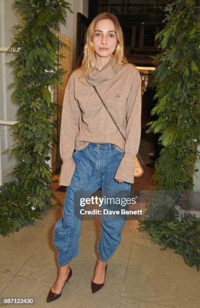 Dylan Weller attends the Stella McCartney Christmas Lights 2017 party on December 6, 2017 in London, England.