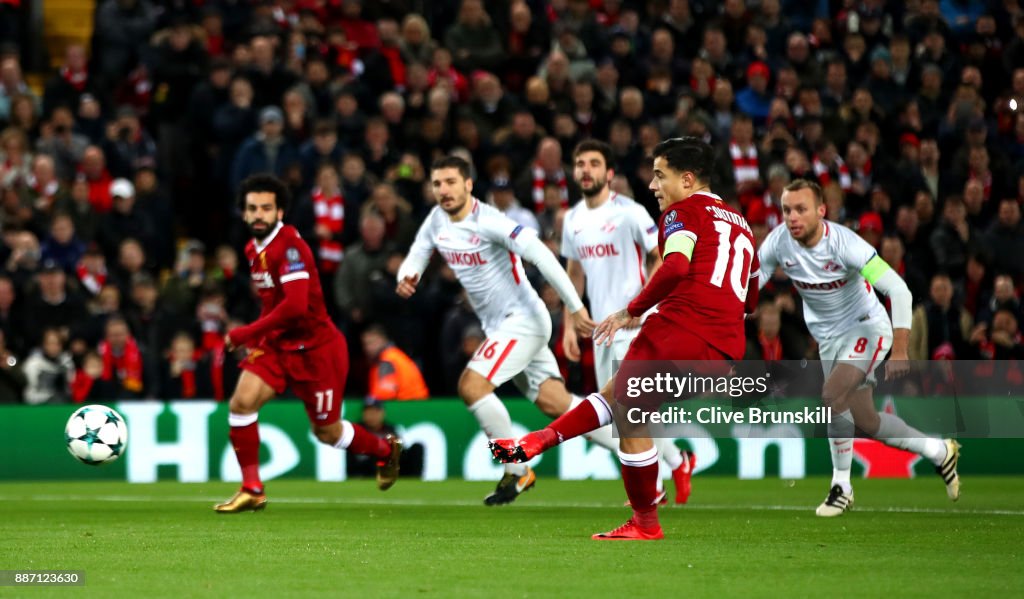 Liverpool FC v Spartak Moskva - UEFA Champions League