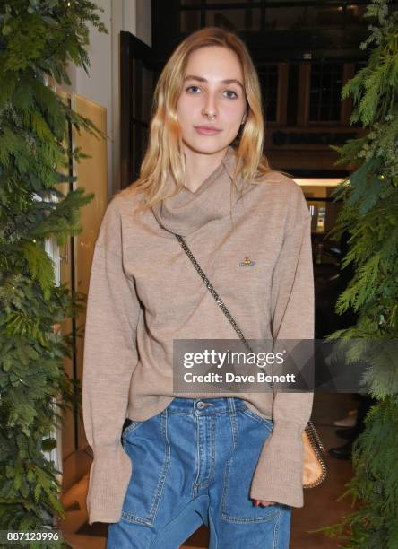Dylan Weller attends the Stella McCartney Christmas Lights 2017 party on December 6, 2017 in London, England.