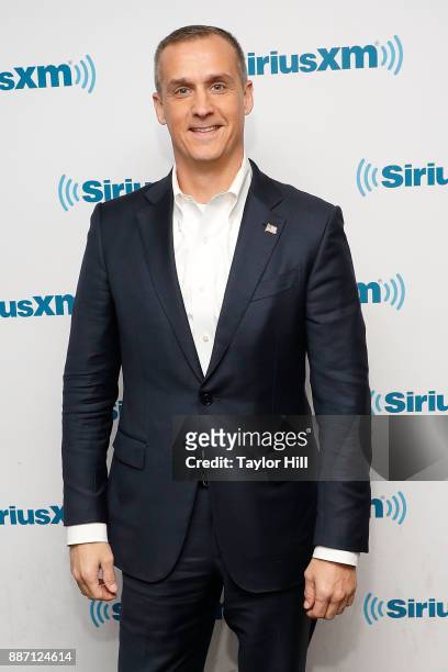 Corey Lewandowski, original campaign manager for Donald Trump for President, visits the SiriusXM studios to promote his book "Let Trump Be Trump" on...