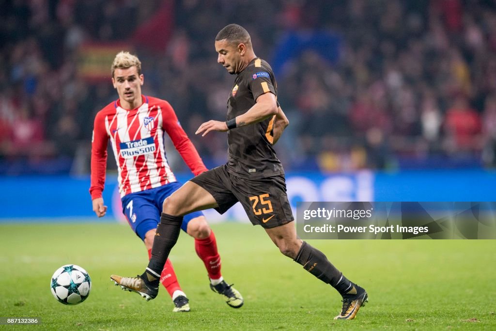 UEFA Champions League 2017-18 - Match Day 5 - Atletico de Madrid vs AS Roma