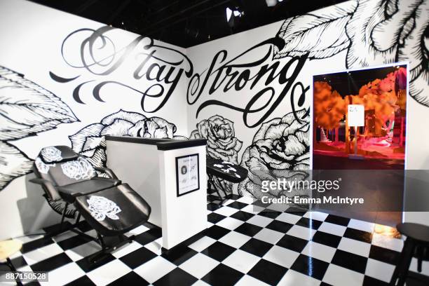 Demi Lovato's The Power Parlor at Refinery29's '29Rooms Los Angeles: Turn It Into Art' on December 6, 2017 in Los Angeles, California.