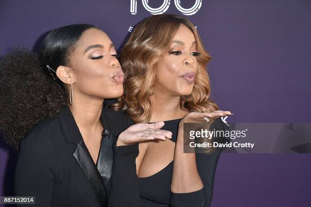 Dia Nash and Niecy Nash attend The Hollywood Reporter's 2017 Women In Entertainment Breakfast - Arrivals on December 6, 2017 in Los Angeles,...