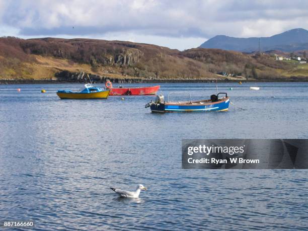 fishing village portee, scotland - portee isle of skye stock pictures, royalty-free photos & images