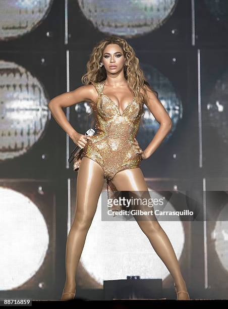 Singer Beyonce performs at the Wachovia Center on June 26, 2009 in Philadelphia, Pennsylvania.