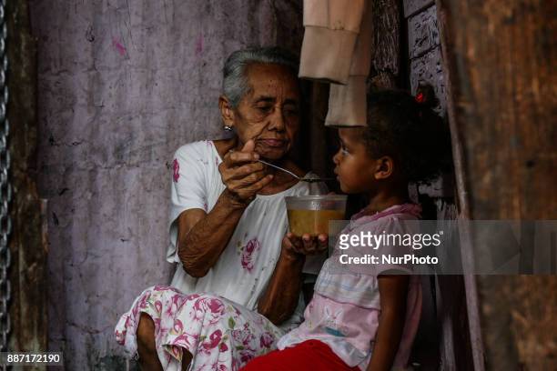 Daily life in Cota 905, one of the most violent and most poverty-stricken sectors in Caracas, Venezuela on 30 November 2017. Many people live with...