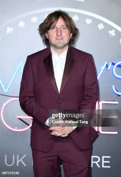 Daniel Pemberton attends the 'Molly's Game' UK premiere at Vue West End on December 6, 2017 in London, England.