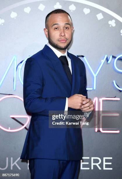 Jax Jones attends the 'Molly's Game' UK premiere at Vue West End on December 6, 2017 in London, England.