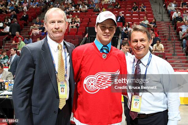 Vice President and Assistant General Manager Jim Nill and Executive Vice President, General Manager and Alternate Governor Ken Holland of the Detroit...