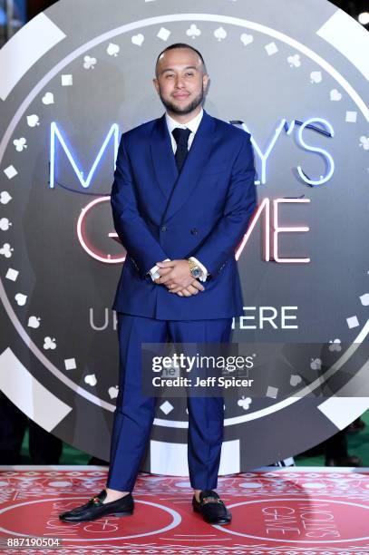 Jax Jones attends the 'Molly's Game' UK premiere held at Vue West End on December 6, 2017 in London, England.