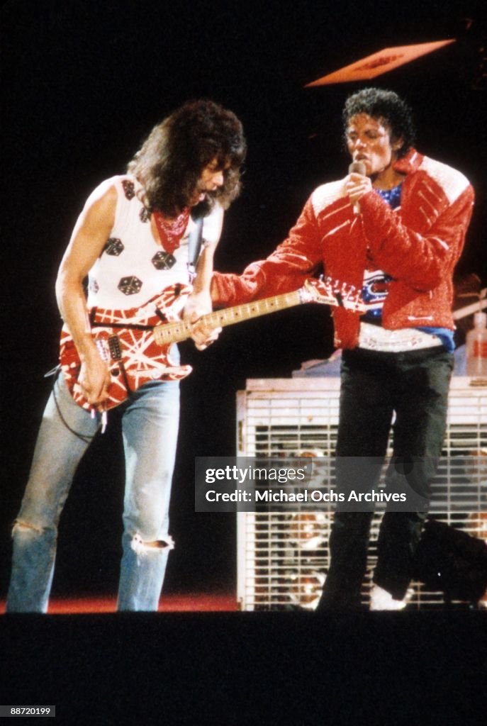 Guitarist Van Halen Joins Pop Star Jackson To Perform 'Beat It'