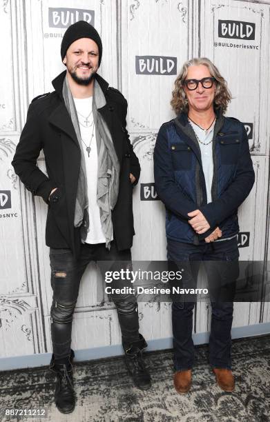 Musicians Jesse Triplett and Ed Roland from Collective Soul visit Build Series to talk about the new album at Build Studio on December 6, 2017 in New...