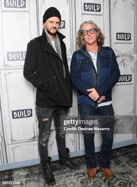 Musicians Jesse Triplett and Ed Roland from Collective Soul visit Build Series to talk about the new album at Build Studio on December 6, 2017 in New...