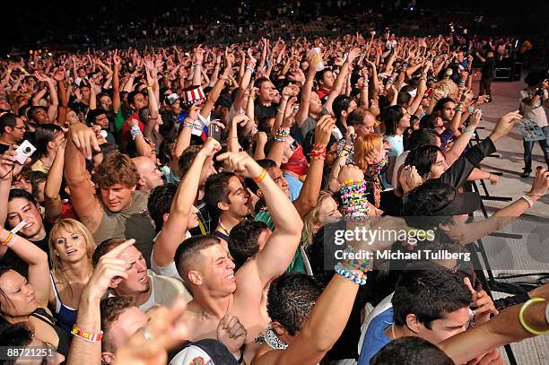 General view during the 13th annual Electric Daisy Carnival electronic music festival on June 26, 2009 in Los Angeles, California.