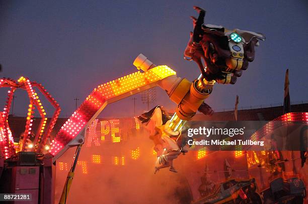 General view during the 13th annual Electric Daisy Carnival electronic music festival on June 26, 2009 in Los Angeles, California.