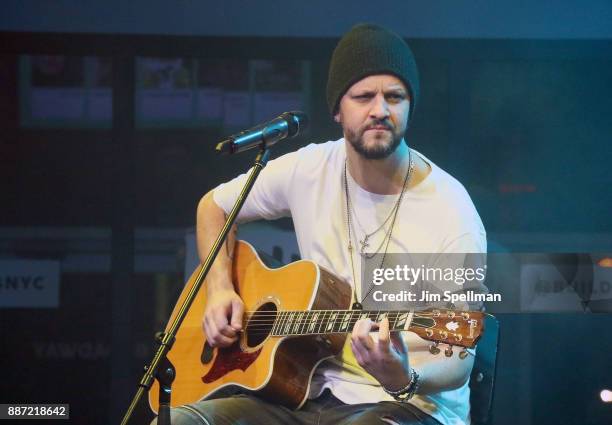 Musician Jesse Triplett from the band Collective Soul attends Build at Build Studio on December 6, 2017 in New York City.