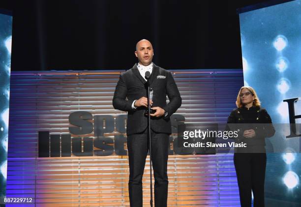 Hope Award Recipient World Series Champion Carlos Beltran attends SPORTS ILLUSTRATED 2017 Sportsperson of the Year Show on December 5, 2017 at...