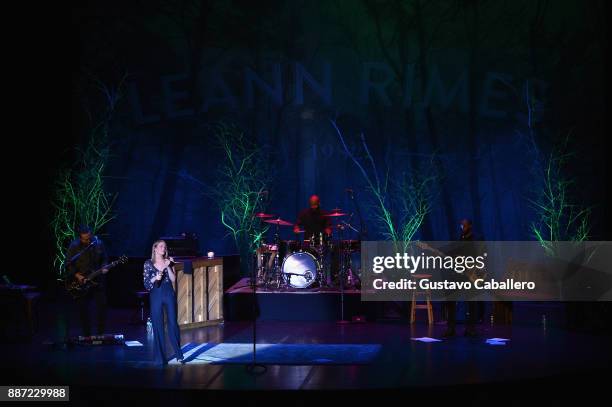 LeAnn Rimes kicks off "Today Is Christmas" tour 2017 at Parker Playhouse on December 2, 2017 in Fort Lauderdale, Florida.