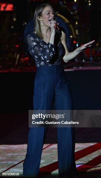 LeAnn Rimes kicks off "Today Is Christmas" tour 2017 at Parker Playhouse on December 2, 2017 in Fort Lauderdale, Florida.