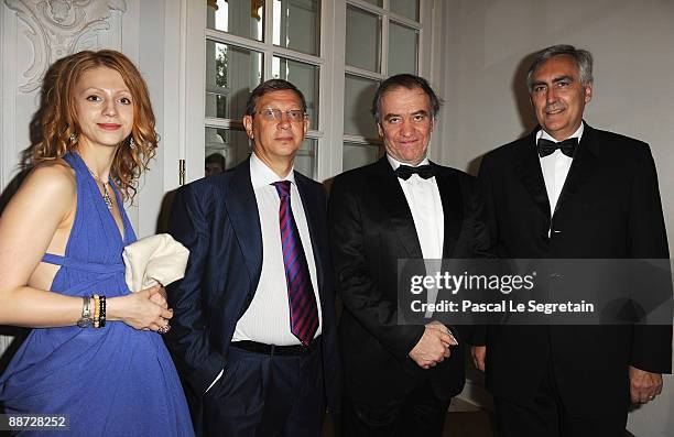 Conductor Valery Gergiev and guests attend the Montblanc White Nights Festival Mariinsky Ball at Catherine Palace on June 27, 2009 in St. Petersburg,...